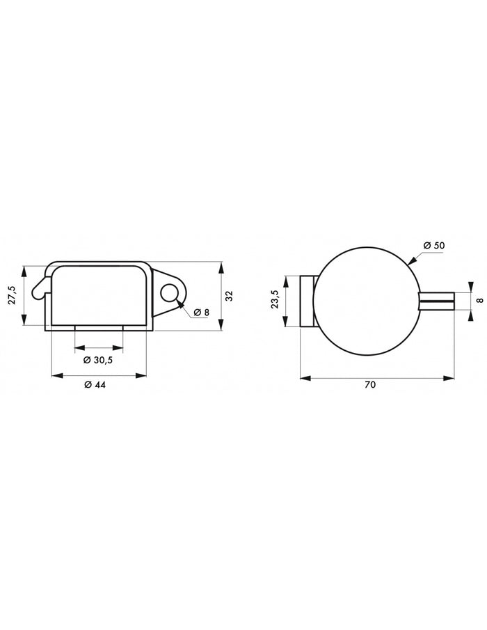 Segnale di arresto di emergenza Ø 30,5 mm, Lockout Tagout LOTO - THIRARD