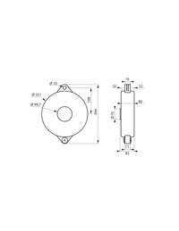 Blocco di sicurezza per valvola Ø 254 / 330 mm, lucchettabile, Lockout Tagout LOTO - THIRARD