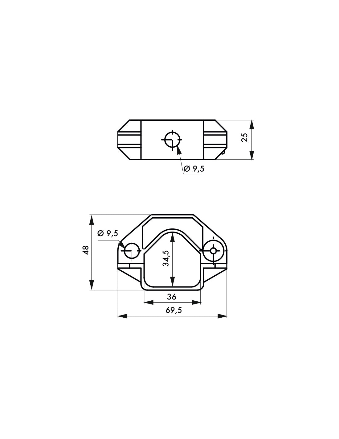 Sezionatore per armadi elettrici, blocco di sicurezza, lucchettabile - THIRARD