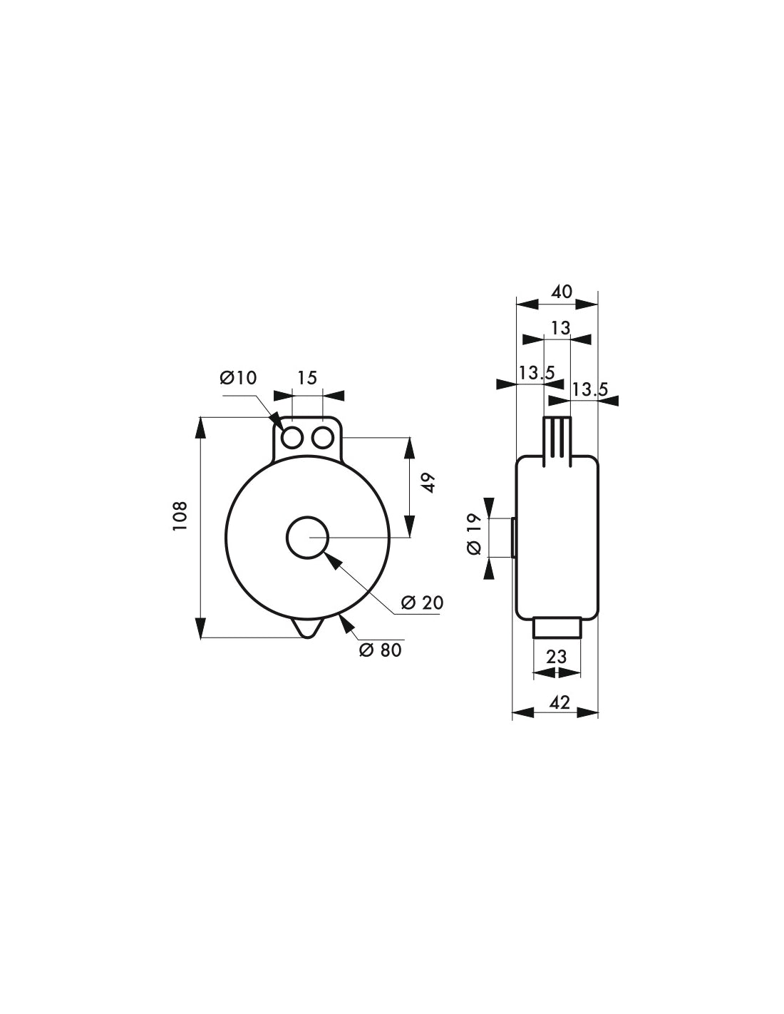 Blocco di sicurezza per valvola Ø 25 / 63 mm, lucchettabile, Lockout Tagout LOTO - THIRARD