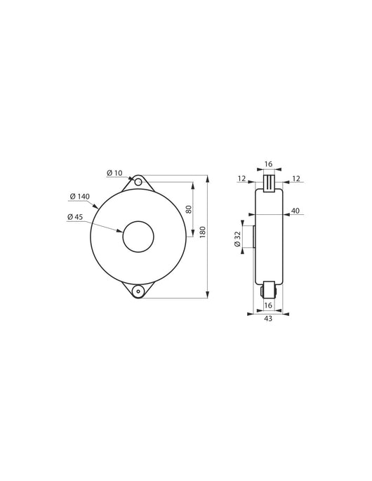 Blocco di sicurezza per valvola Ø 63 / 127 mm, lucchettabile, Lockout Tagout LOTO - THIRARD