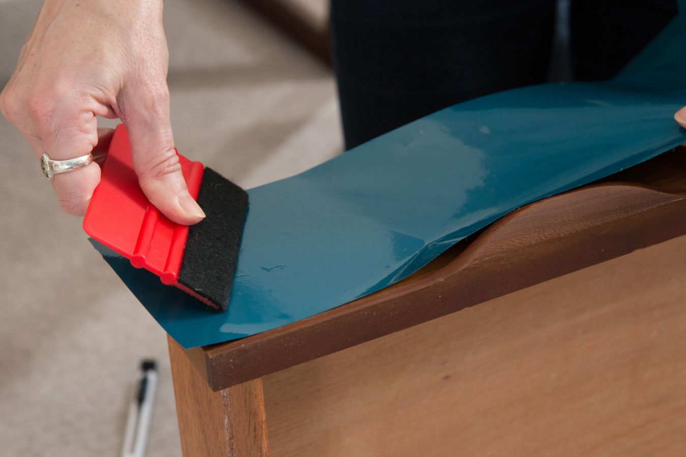 Plastica adesiva d c fix 45x200 cm uni petrol lucido