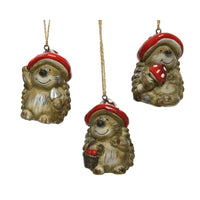 Riccio terracotta con cappello funghetto 3 ass prezzo caduno