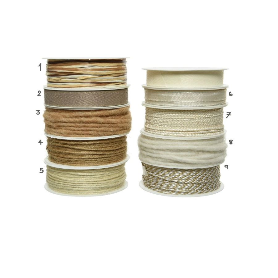 Nastro in poliestere 10 assortimenti di colore prezzo caduno