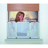 Zanzariera estensibile derby 50x40 colore bianco ral 9010