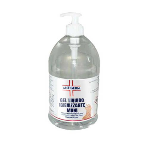 Gel liquido igienizzante mani lt 1 con dosatore