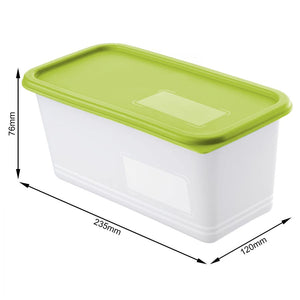 Set contenitori per congelare 3 pz. x 1,5 lt. domino lime