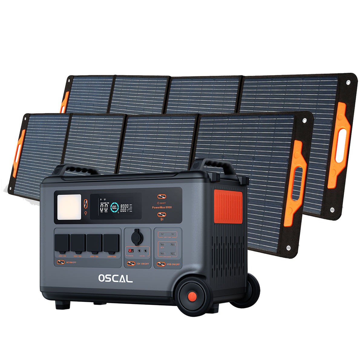 Power Station Portatile 6000W 3600Wh Espandibile  Oscal Power Max 6000