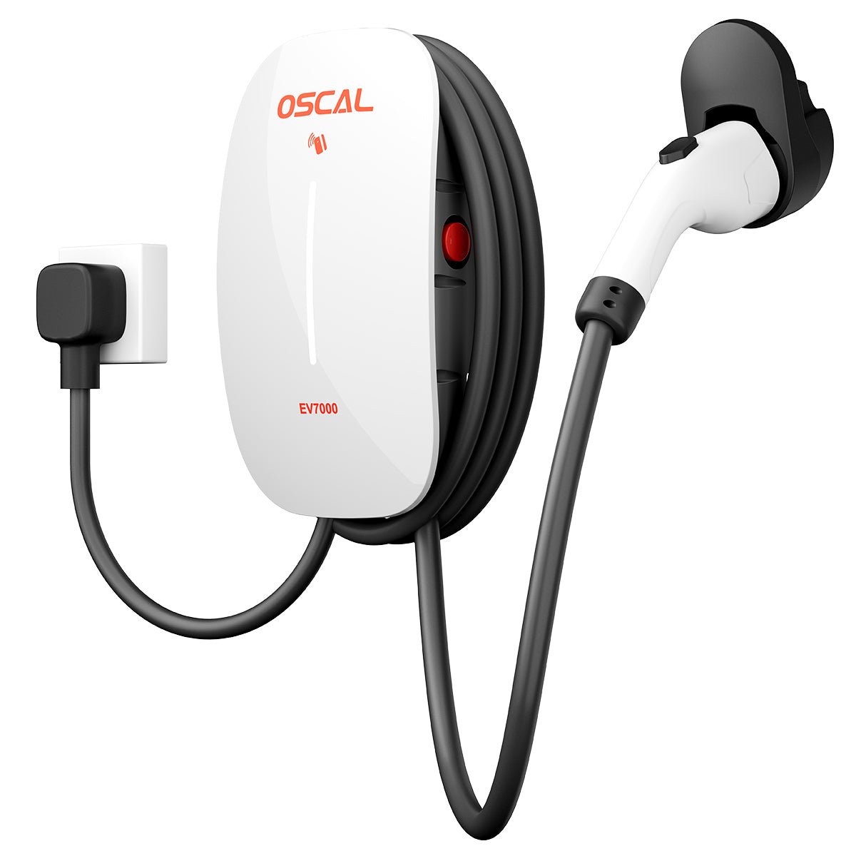 Caricatore Auto Elettrica Wallbox 7kW con RFID  Oscal EV700