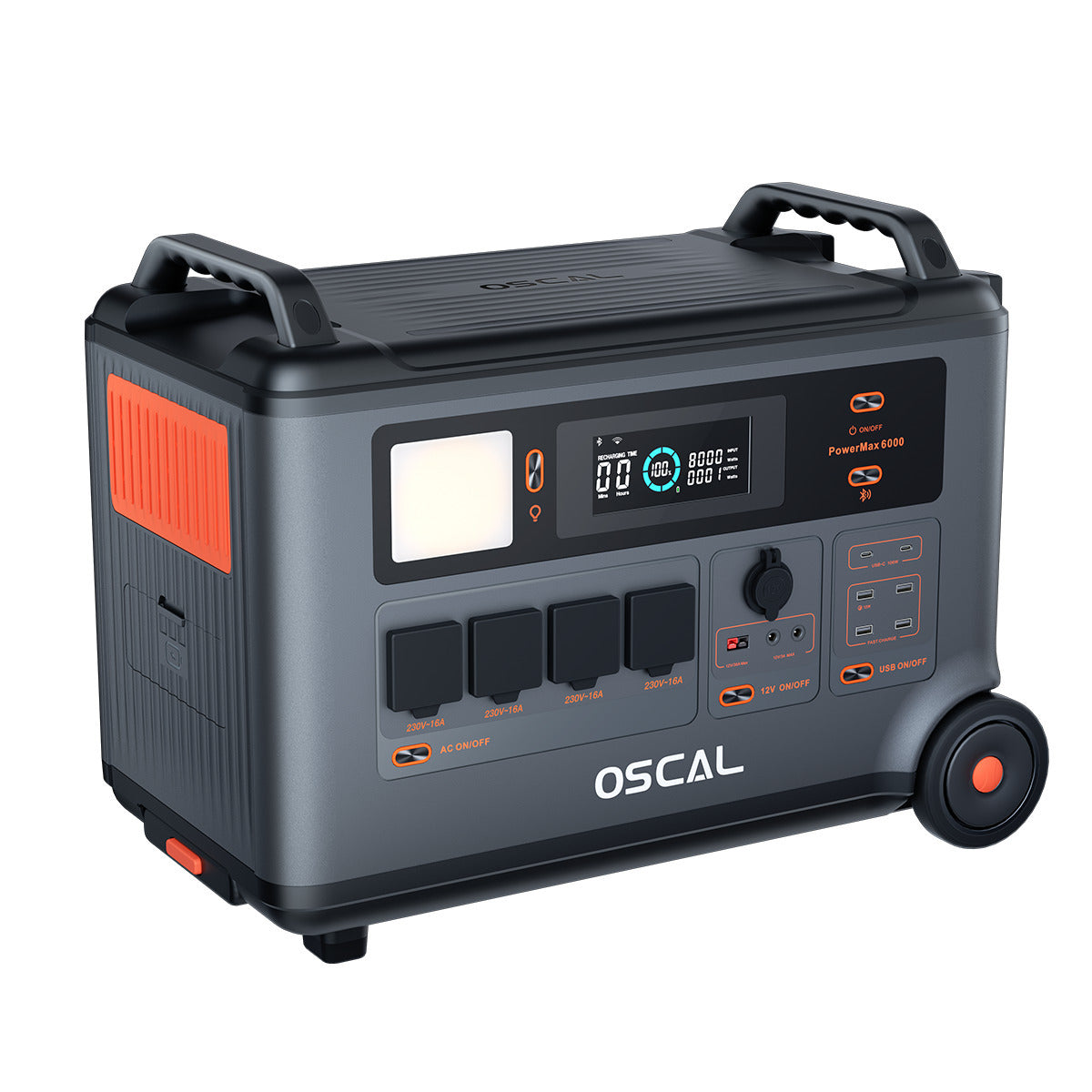 Power Station Portatile 6000W 3600Wh Espandibile  Oscal Power Max 6000