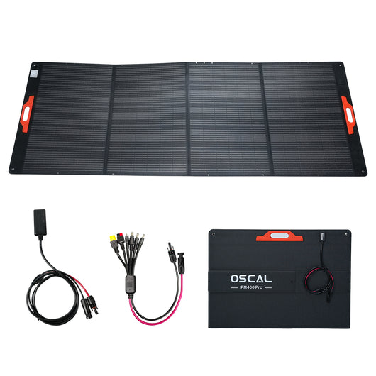 Pannello Solare Portatile 400W Pieghevole ETFE  Oscal Solar Panel 400 Pro