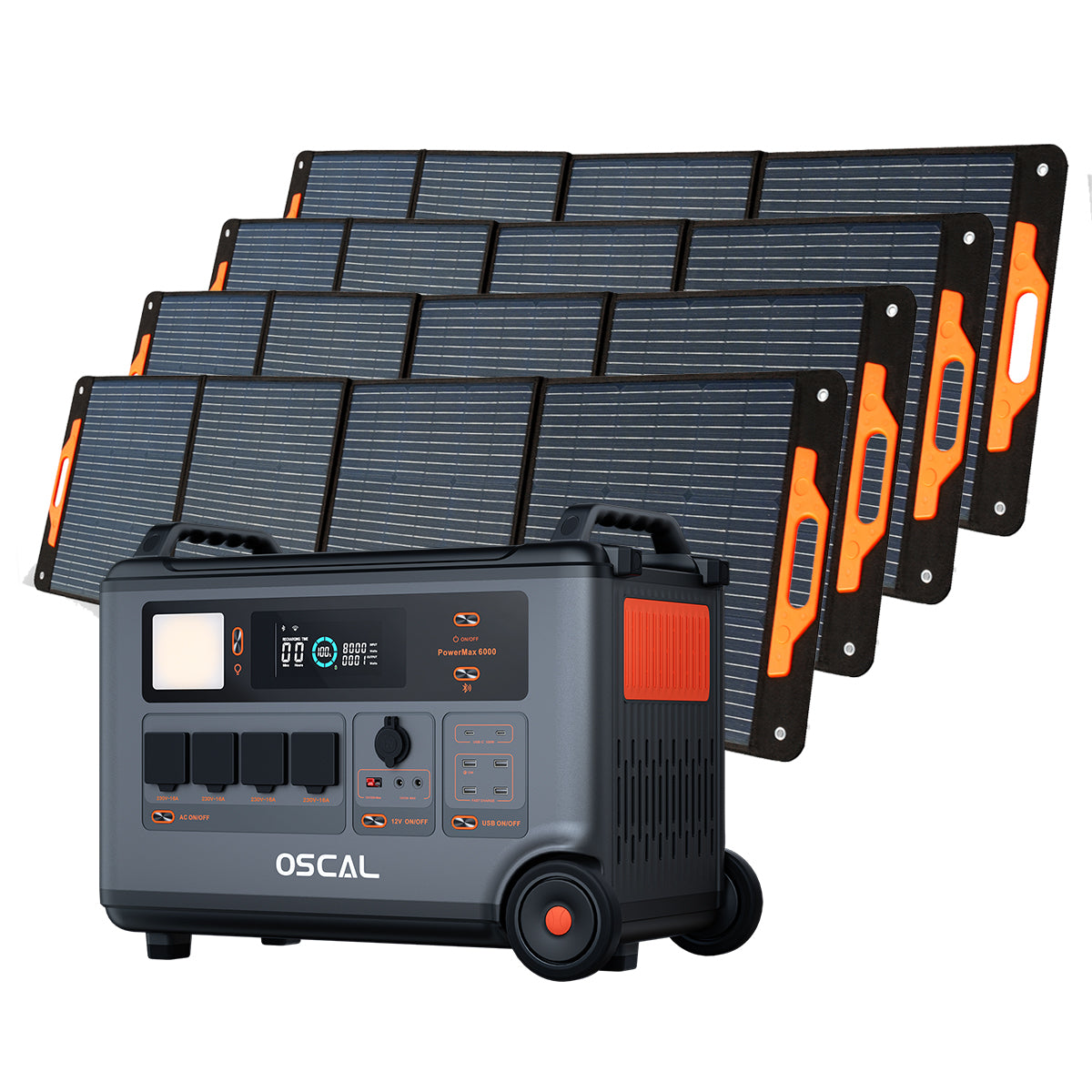 Power Station Portatile 6000W 3600Wh Espandibile  Oscal Power Max 6000