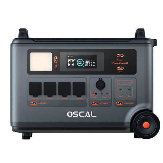 Power Station Portatile 6000W 3600Wh Espandibile  Oscal Power Max 6000