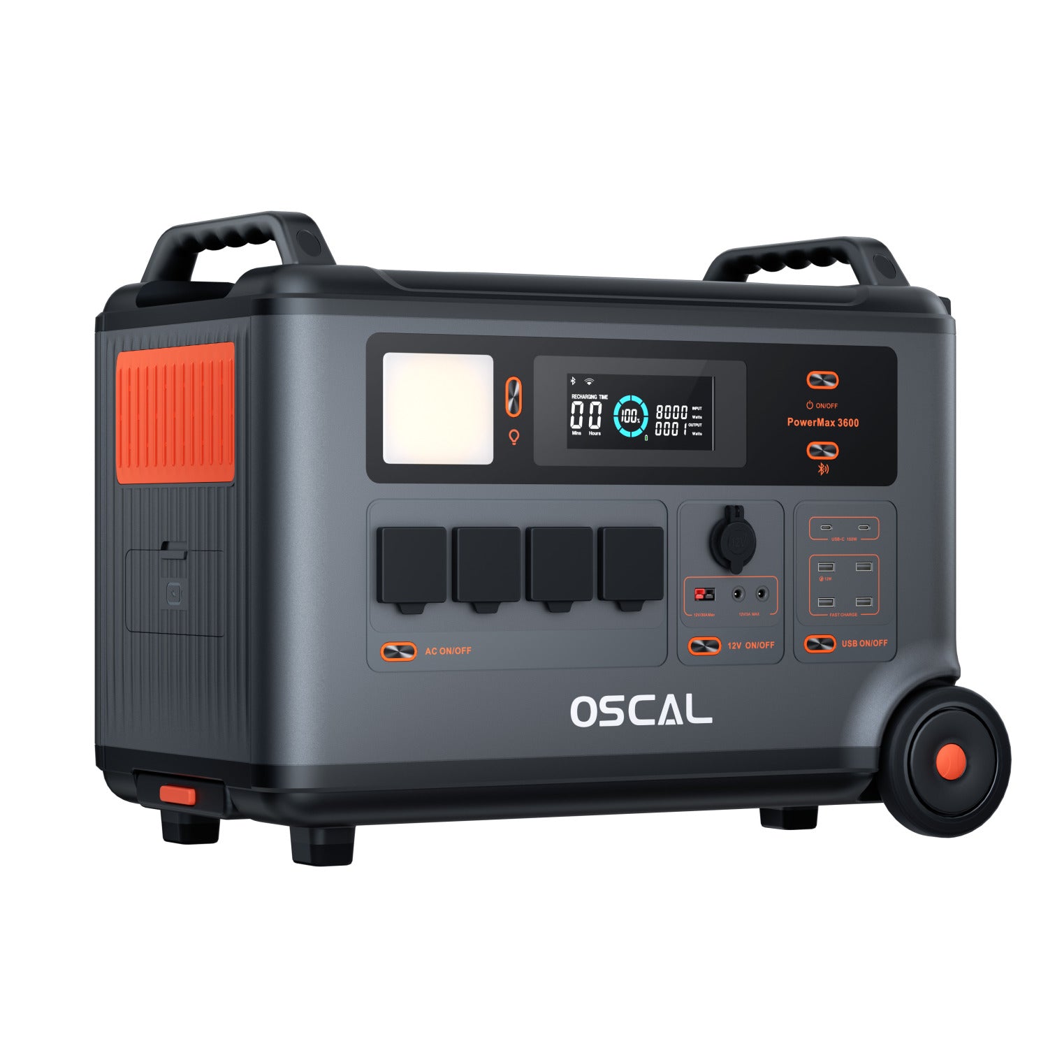 Power Station Portatile 3600W 3600Wh Espandibile  Oscal Power Max 3600