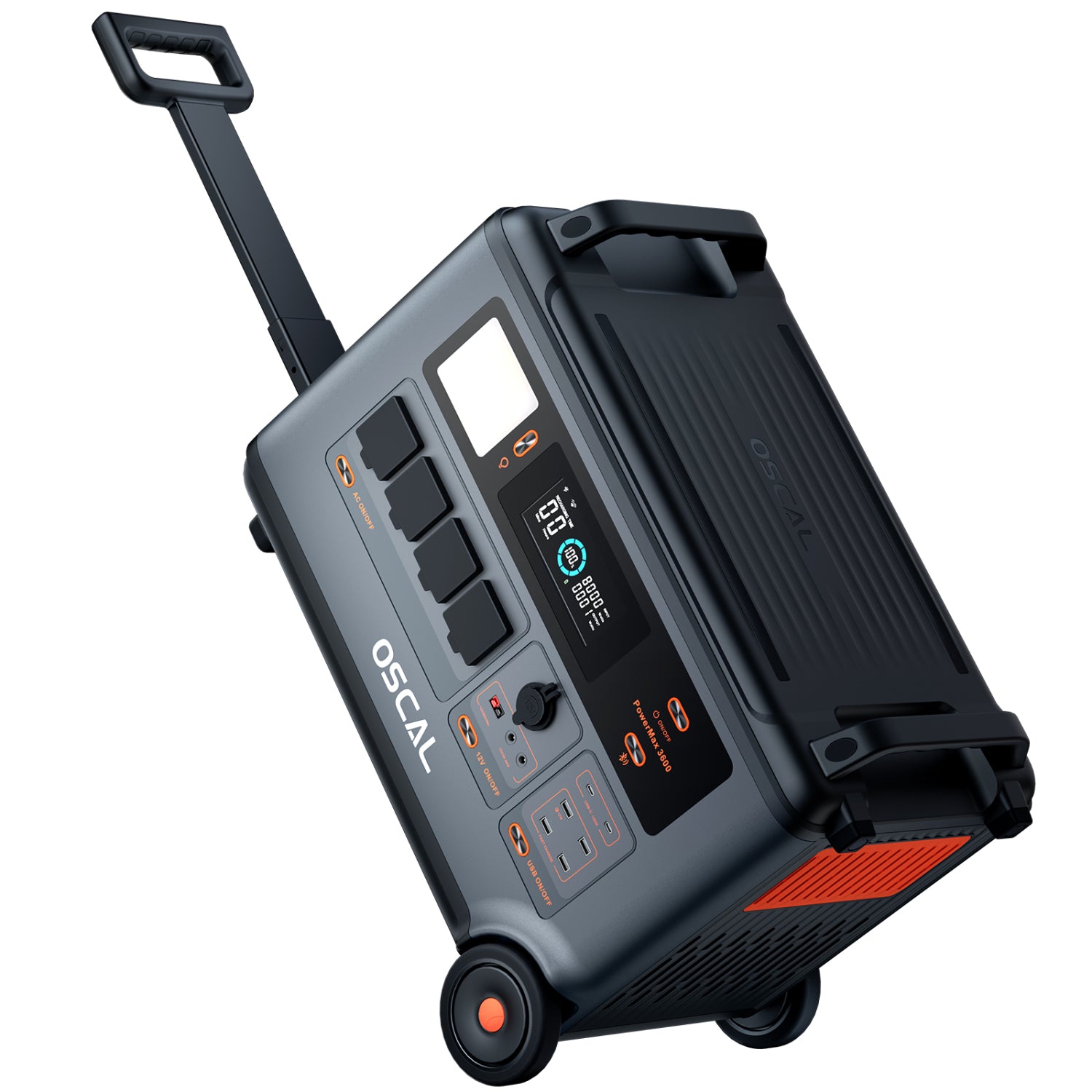 Power Station Portatile 3600W 3600Wh Espandibile  Oscal Power Max 3600