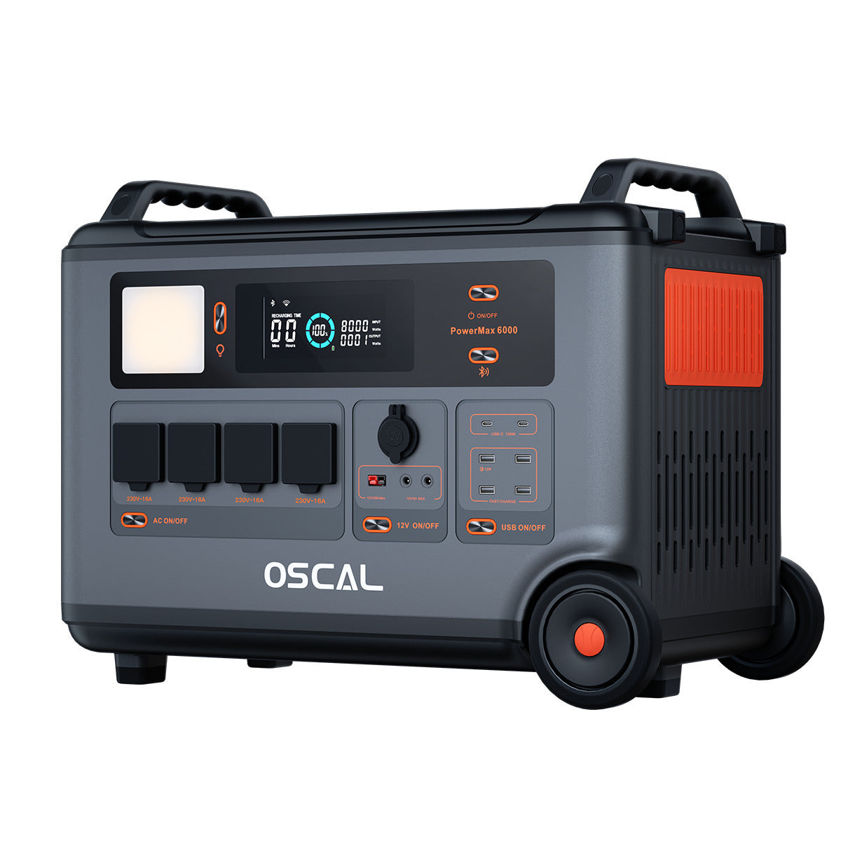 Power Station Portatile 6000W 3600Wh Espandibile  Oscal Power Max 6000