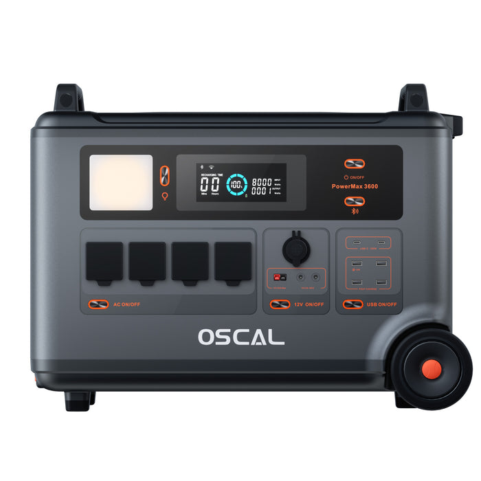 Power Station Portatile 3600W 3600Wh Espandibile  Oscal Power Max 3600