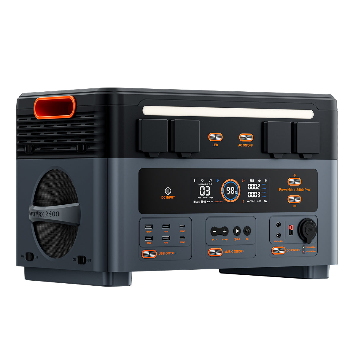 Power Station Portatile 2400W 2016Wh con Ricarica Wireless  Oscal Power Max 2400 Pro