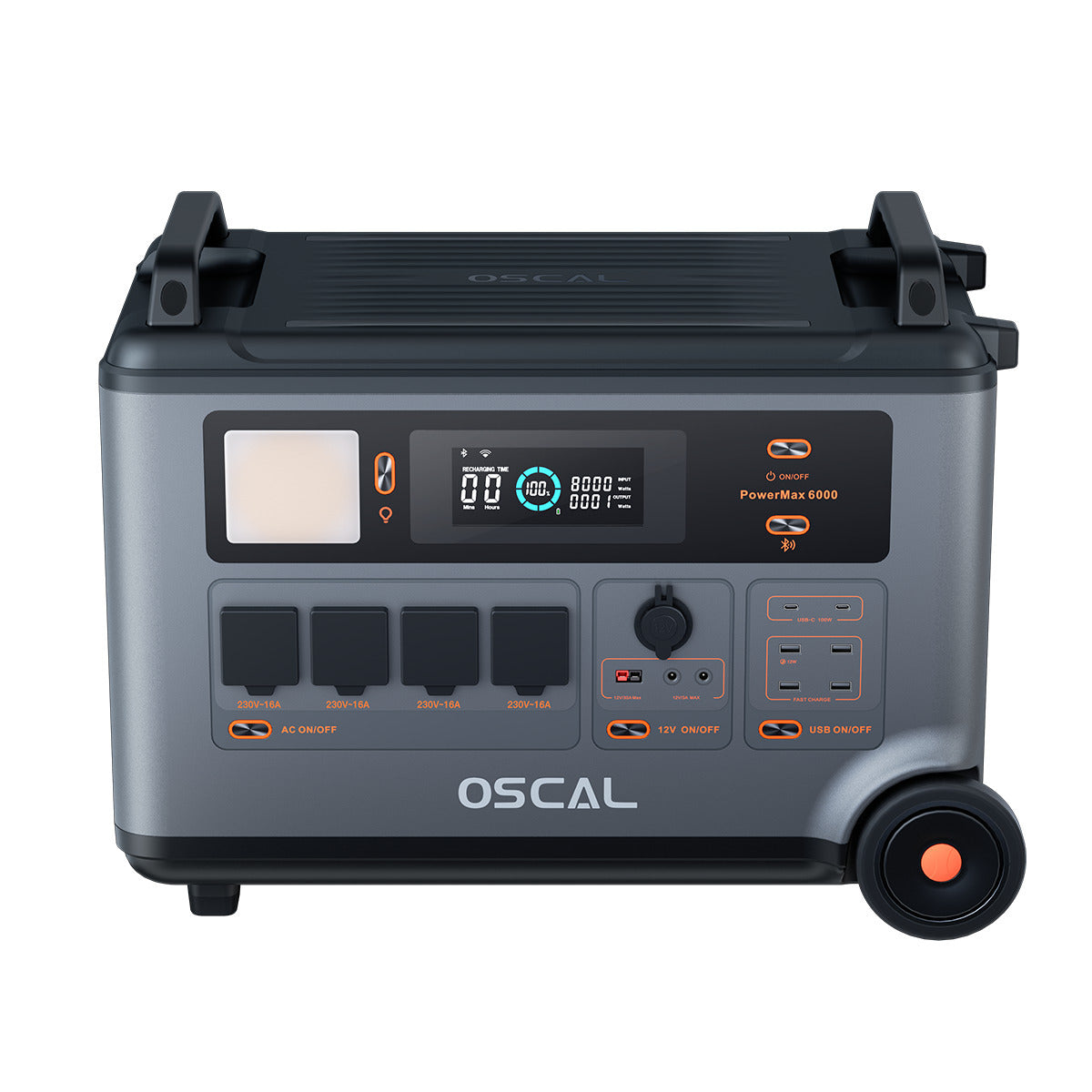 Power Station Portatile 6000W 3600Wh Espandibile  Oscal Power Max 6000