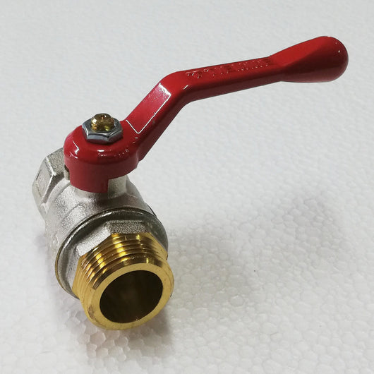 Tiemme 1+1/4 valvola sfera saracinesca mf leva lunga rossa