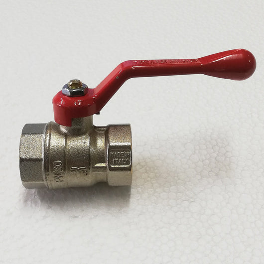 Tiemme 1/2 valvola sfera saracinesca ff leva lunga rossa