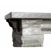 Tigullio – Camino Elettrico da terra – Rifinito Effetto Pietra