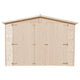 Garage in legno naturale A222x616x324 cm/18 m2 - TIMBELA M102