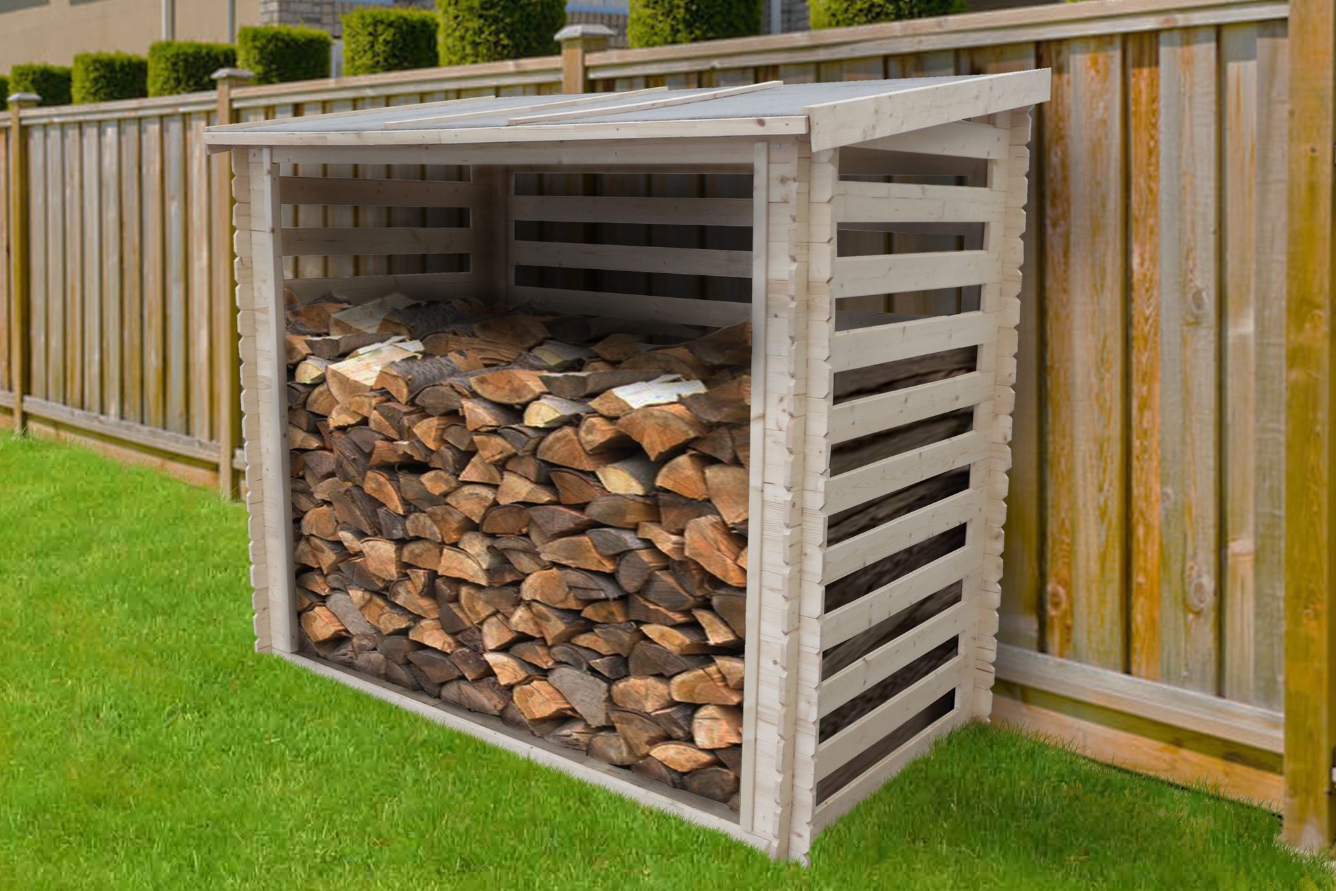Legnaia da Esterno in Legno - 146x232xA199 cm/5 m3 TIMBELA M202