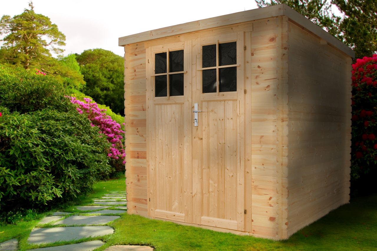 TIMBELA M309F+M309G Casetta da Giardino CON PAVIMENTO TRATTATO - 3.53 m2 