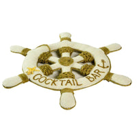 Timone mare bianco con corda cm ø40xh50x1