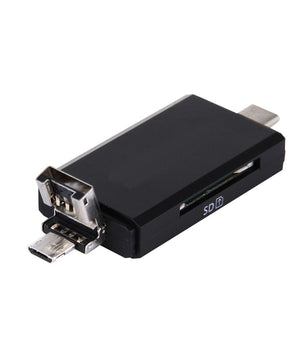 Tipo-c Adattatore Otg Micro Usb Usb 2.0 Sd Micro Sd Card Reader Pc Smartphone         