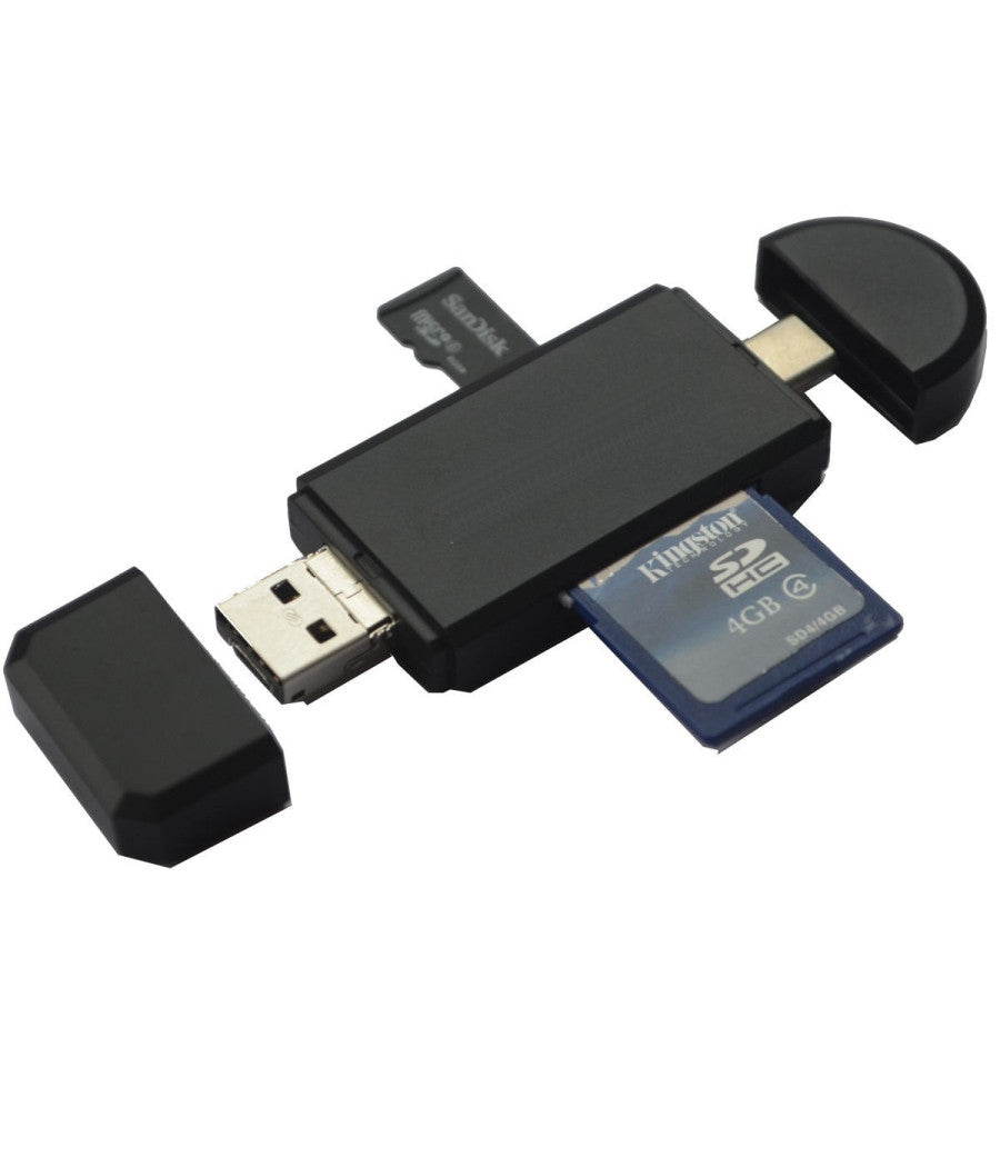 Tipo-c Adattatore Otg Micro Usb Usb 2.0 Sd Micro Sd Card Reader Pc Smartphone         