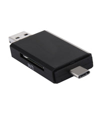 Tipo-c Adattatore Otg Micro Usb Usb 2.0 Sd Micro Sd Card Reader Pc Smartphone         