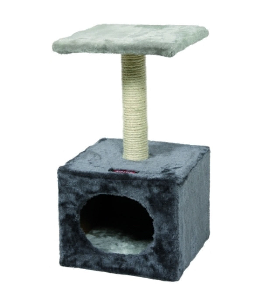 Tiragraffi Ad Albero Graffiatoio Palestra Per Gatti Con Casetta Cuccia Gioco         