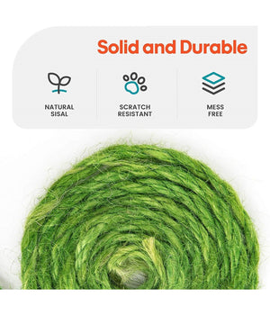 Tiragraffi Cactus 40 X 70 Cm Colonne Albero Per Gatti Palo In Naturali Sisal         