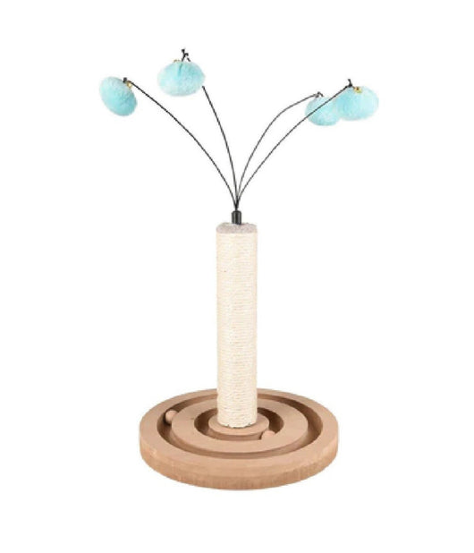 Tiragraffi Flamingo 2 In 1 Giocattolo Divertimento Per Gatti 29 X 29 X 50 Cm         