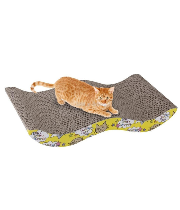 Tiragraffi Gatto In Carta Cartone Ondulato Tira Graffi Gioco Per Gatti Letto         