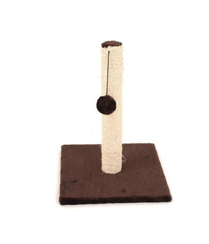 Tiragraffi Gioco Con Palla Palestra Per Gatto Unghie Base Morbida Altezza 33cm         