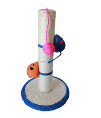Tiragraffi Gioco Corda Colonna Pallina Artigli Gatto Tira Graffi 42x24cm. Mod B         