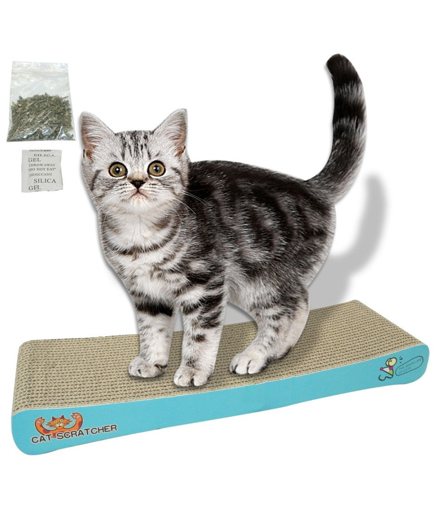 Tiragraffi In Carta Cartone Gatta Per Unghie Gatto Gioco Tira Graffi 50 X 22 Cm         