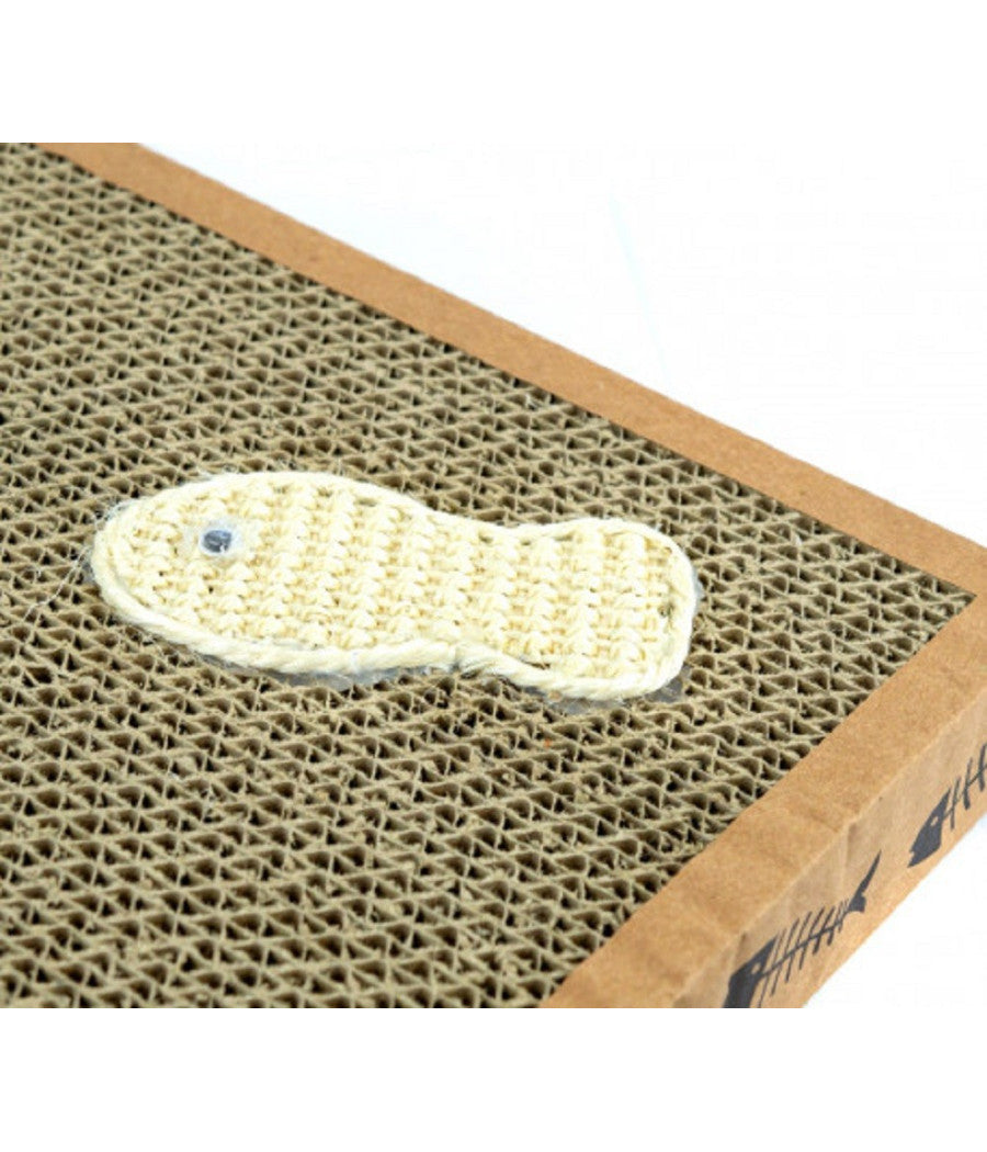 Tiragraffi Nobleza Per Gatti Cartone Profumato 38.2 X 23 X 4 Cm Fishing Box         