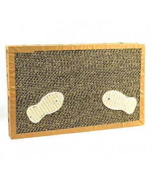 Tiragraffi Nobleza Per Gatti Cartone Profumato 38.2 X 23 X 4 Cm Fishing Box         