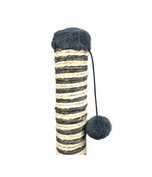 Tiragraffi Nobleza Zampetta 36 X 36 X 40 Cm Grigio Con Colonna In Sisal E Pallina         