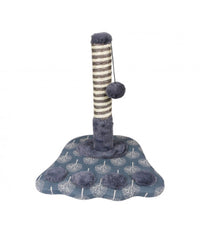 Tiragraffi Nobleza Zampetta 36 X 36 X 40 Cm Grigio Con Colonna In Sisal E Pallina         