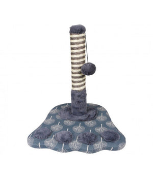 Tiragraffi Nobleza Zampetta 36 X 36 X 40 Cm Grigio Con Colonna In Sisal E Pallina         