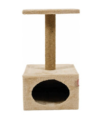 Tiragraffi Per Gatti Con Trochetto Rivestito In Canapa Naturale         