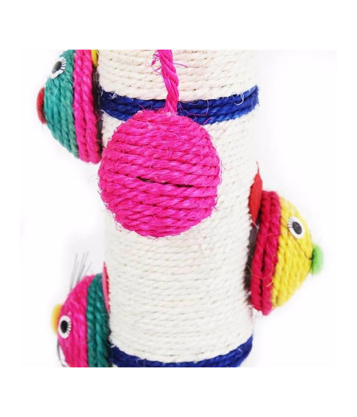 Tiragraffi Per Gatti Corda Con Pallina Affila Artigli Unghia Gatto Tira Graffi         