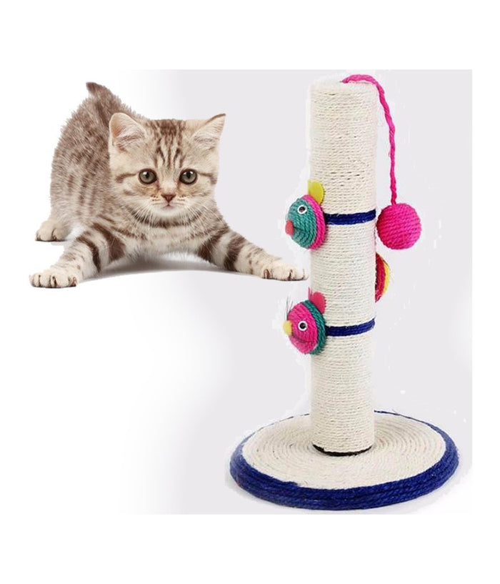 Tiragraffi Per Gatti Corda Con Pallina Affila Artigli Unghia Gatto Tira Graffi         