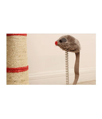 Tiragraffi Per Gatti Corda Con Pallina Topolino Albero Sisal Gatto Tira Graffi         