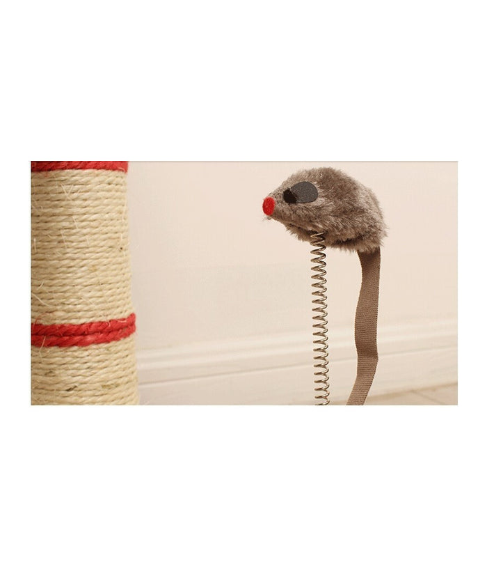 Tiragraffi Per Gatti Corda Con Pallina Topolino Albero Sisal Gatto Tira Graffi         